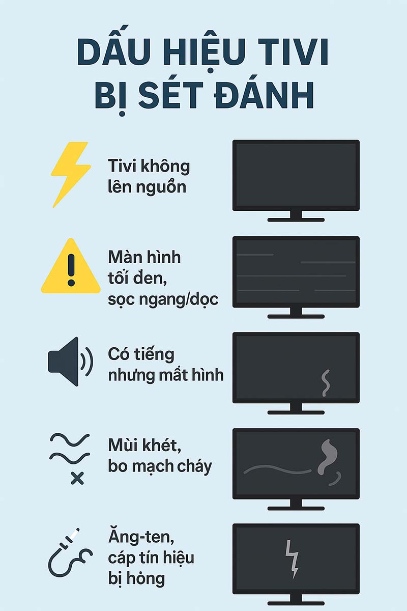 Dau Hieu Tivi Bi Set Danh