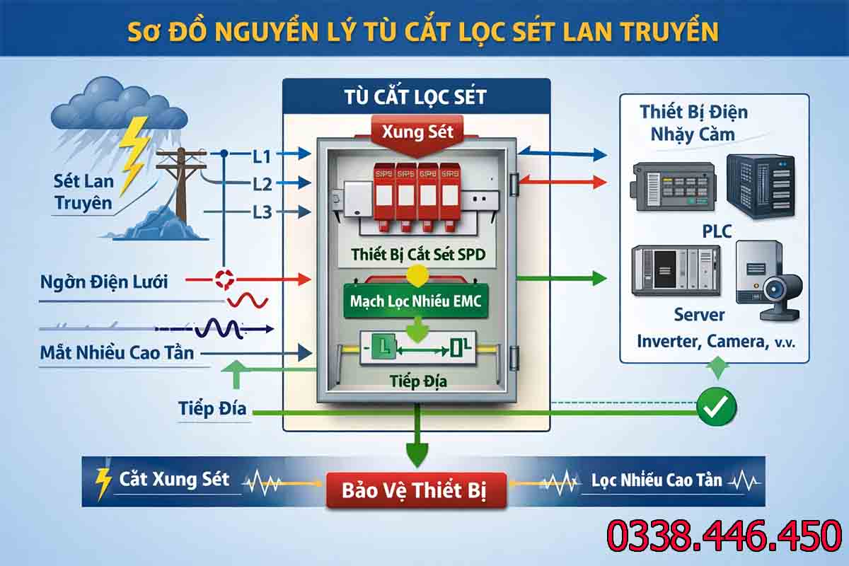 Tủ Cắt Lọc Sét Lan Truyền Là Gì