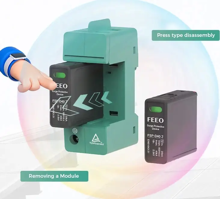 Cách tháo chống sét Feeo